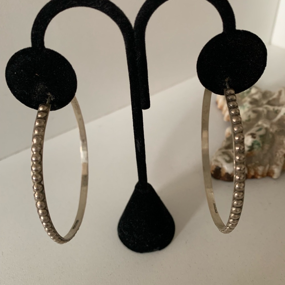 Sterling Silver Hoops